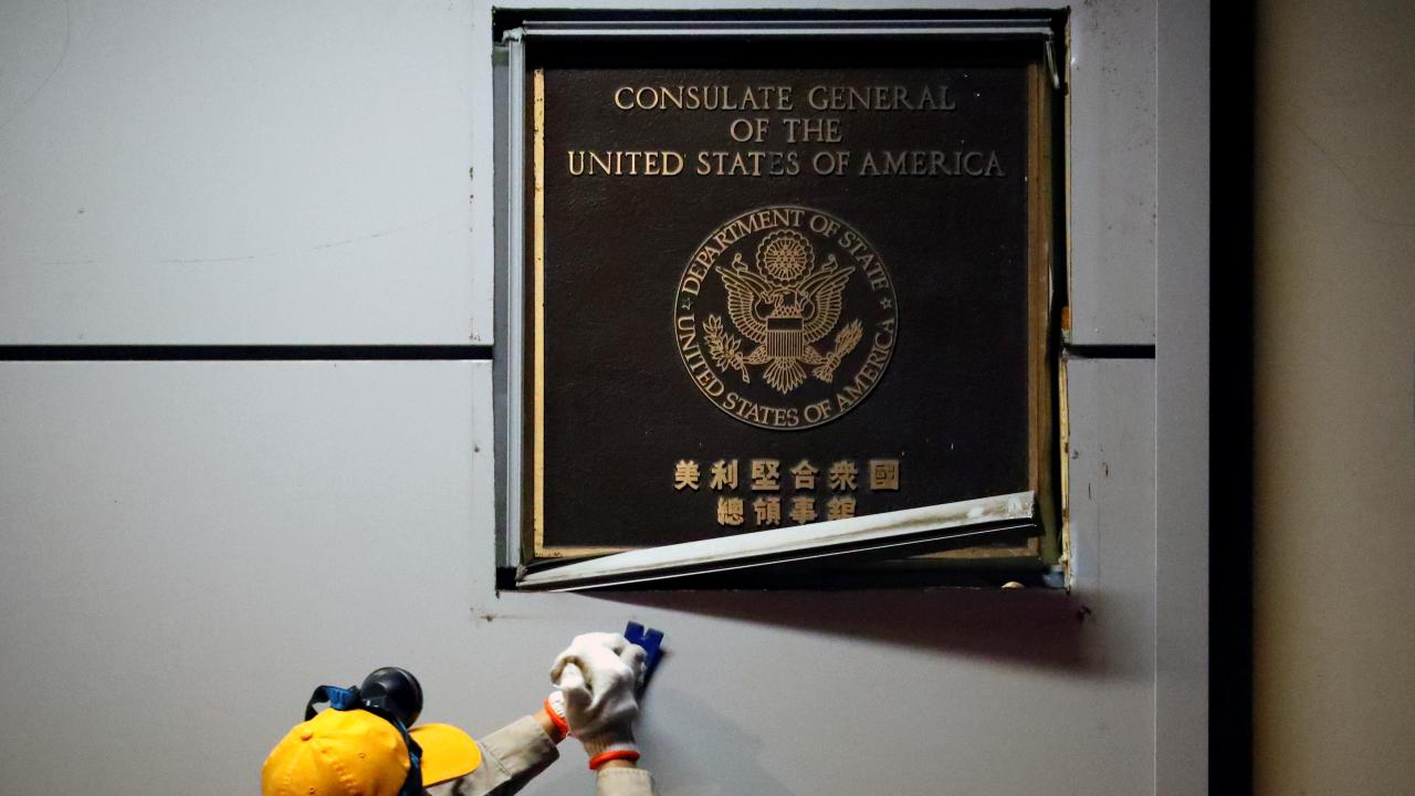 成都の米総領事館 中国政府が閉鎖を命令（写真:ロイター/アフロ）