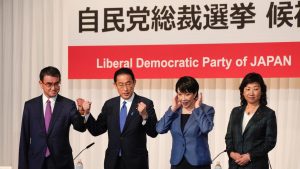 自民党総裁選立候補者４人（写真:代表撮影/ロイター/アフロ）