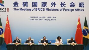 2017年に北京で開催されたBRICS外相会議（写真:代表撮影/ロイター/アフロ）