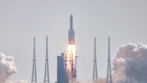 ２つ目の実験モジュール打ち上げに成功し、中国宇宙ステーションが稼働開始（写真:新華社/アフロ）