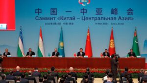 中国・中央アジア首脳会談（写真:代表撮影/ロイター/アフロ）