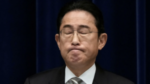 政治資金問題などを説明する岸田首相（写真:代表撮影/ロイター/アフロ）