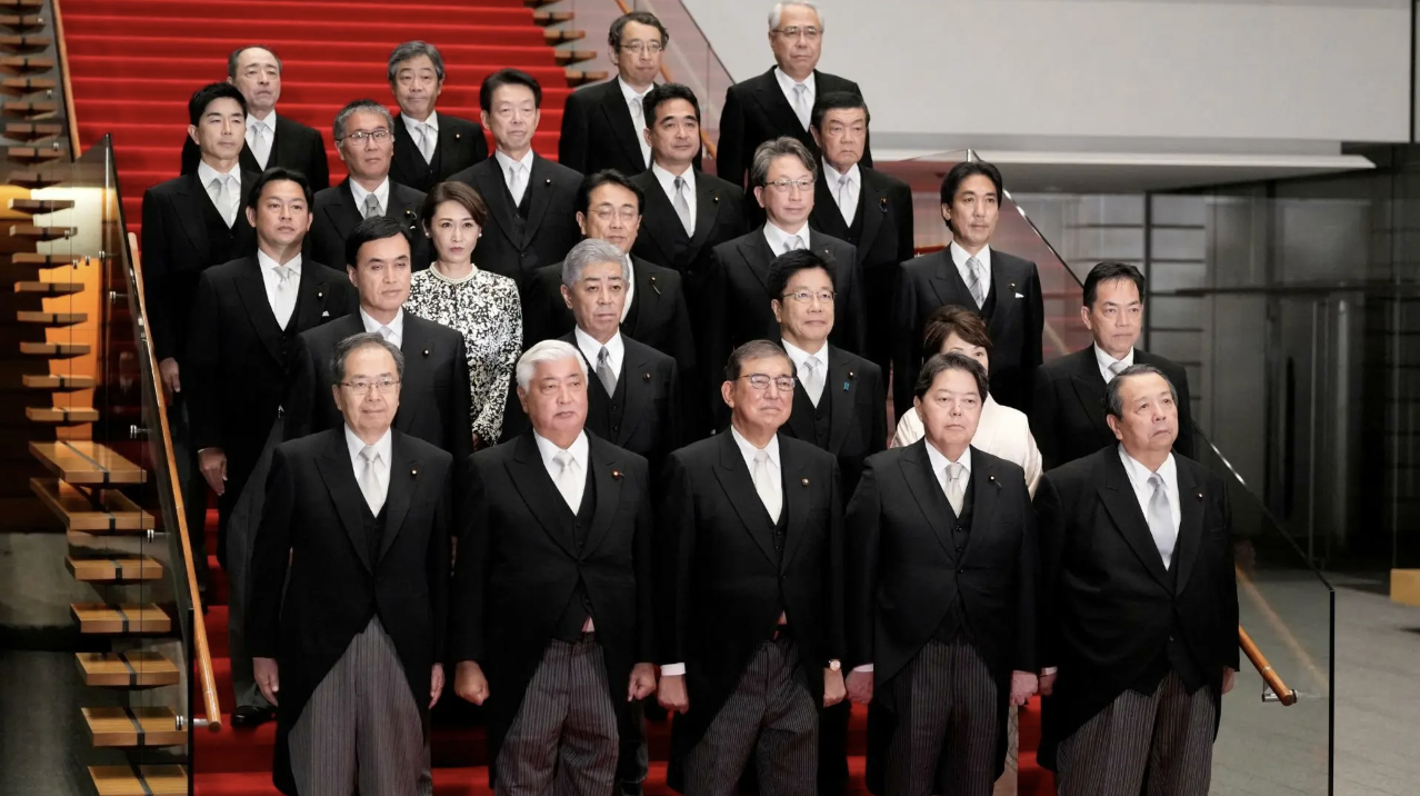 発足した石破内閣（写真:代表撮影/ロイター/アフロ）